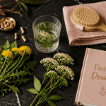 anti retention d eau puissant flat lay plantes