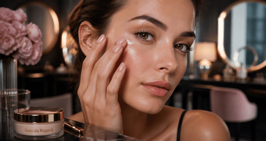 comment appliquer le contour des yeux femme