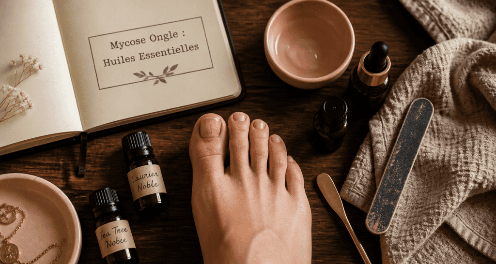 huile essentielle mycose ongle pied avis set soin