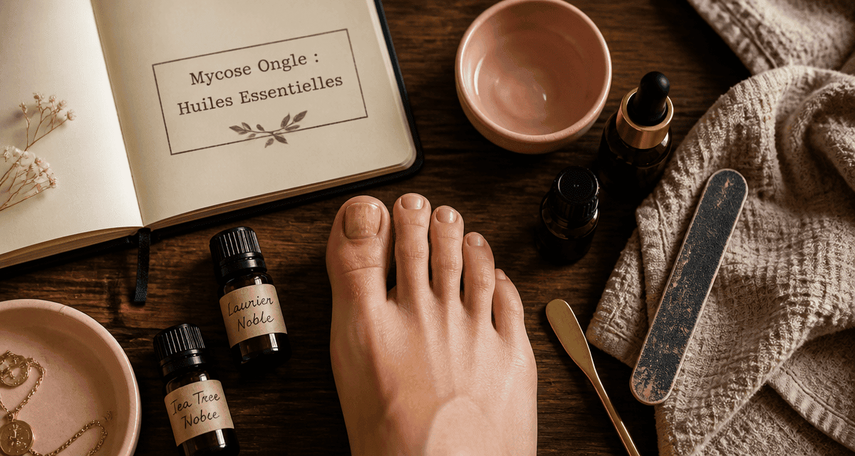 huile essentielle mycose ongle pied avis set soin