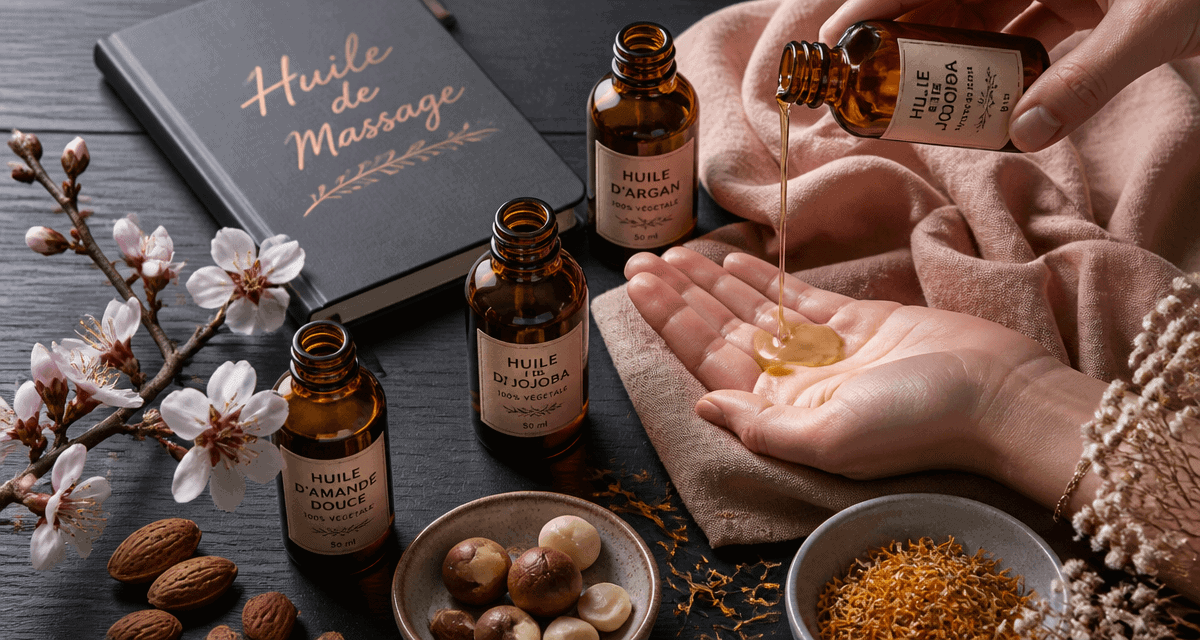Meilleure huile de massage flacons et ingrédients naturels