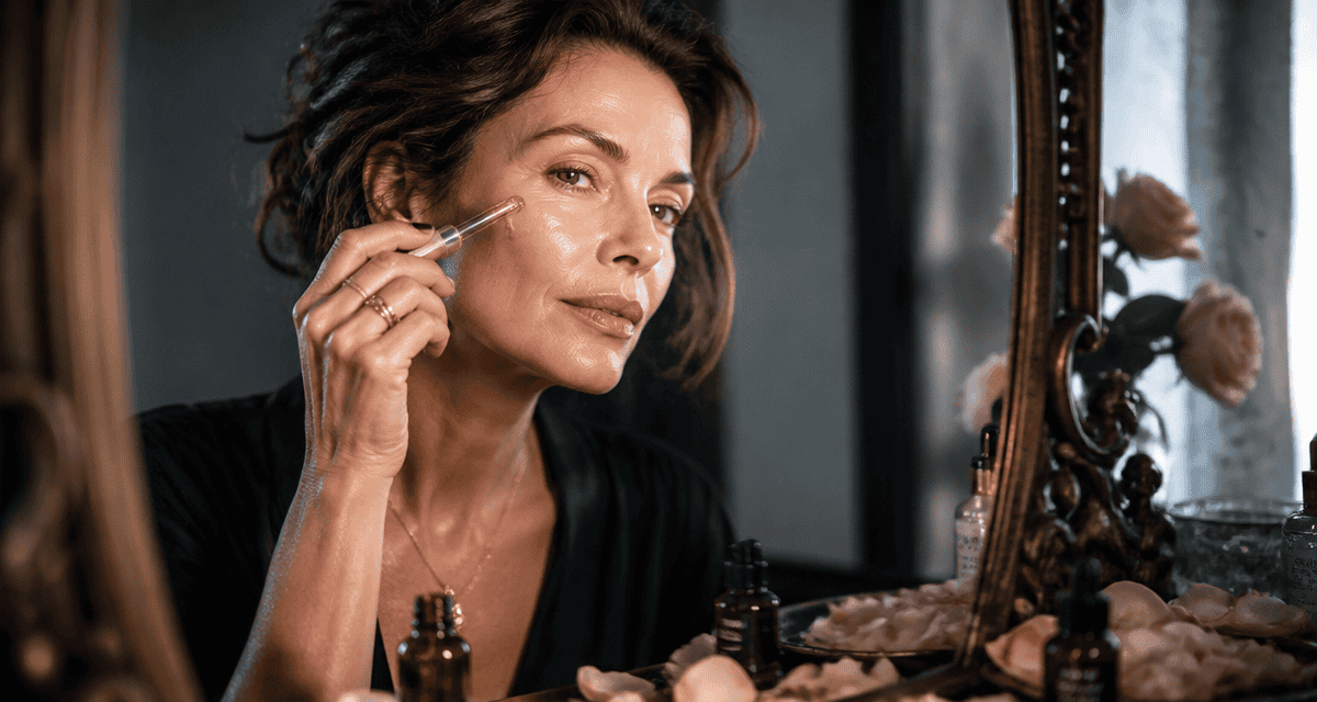 meilleure huile visage peau mature application femme
