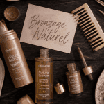 Natural Bronzer Garnier avis flat lay formats et accessoires