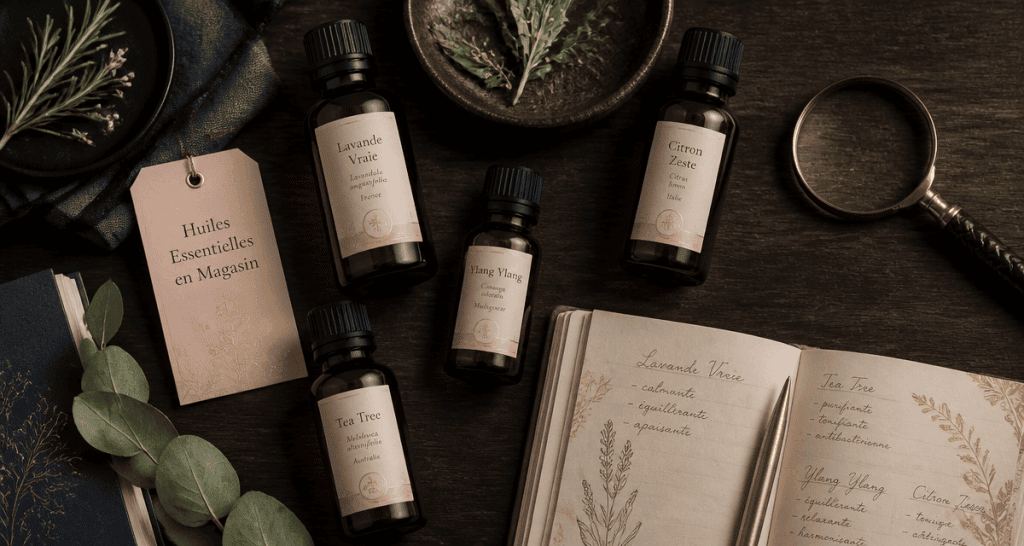 ou trouver des huiles essentielles en grande surface flacons et plantes