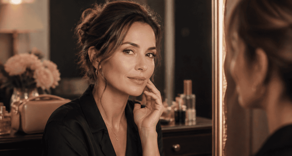 photo rajeunissement visage avant apres portrait femme