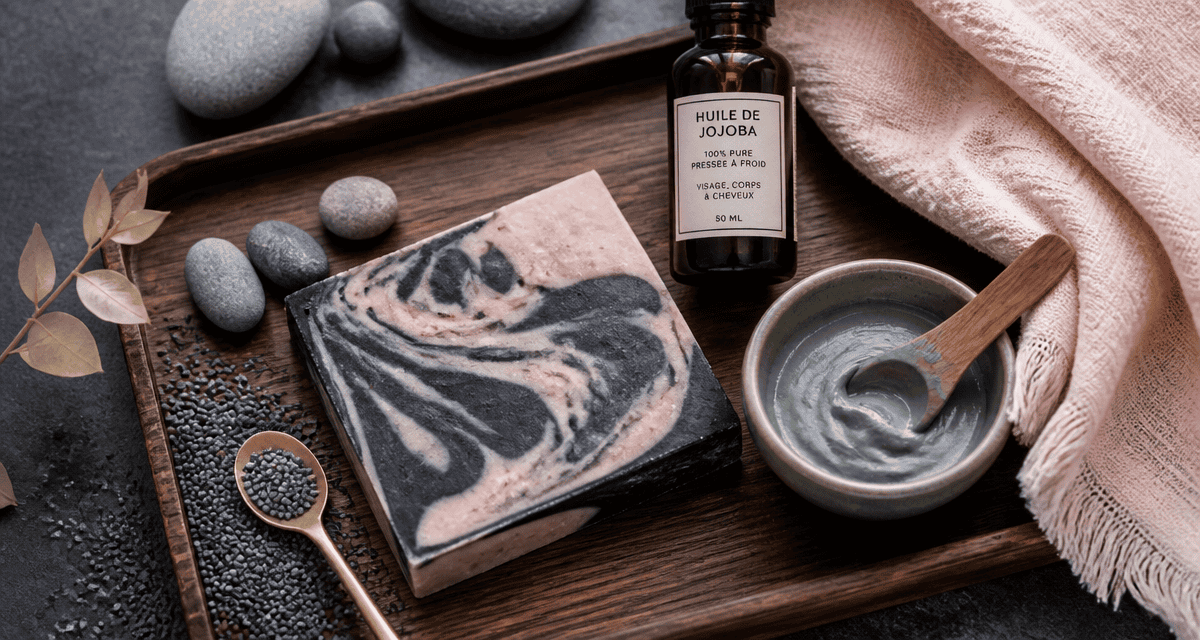 quel savon pour peau grasse savon charbon jojoba argile