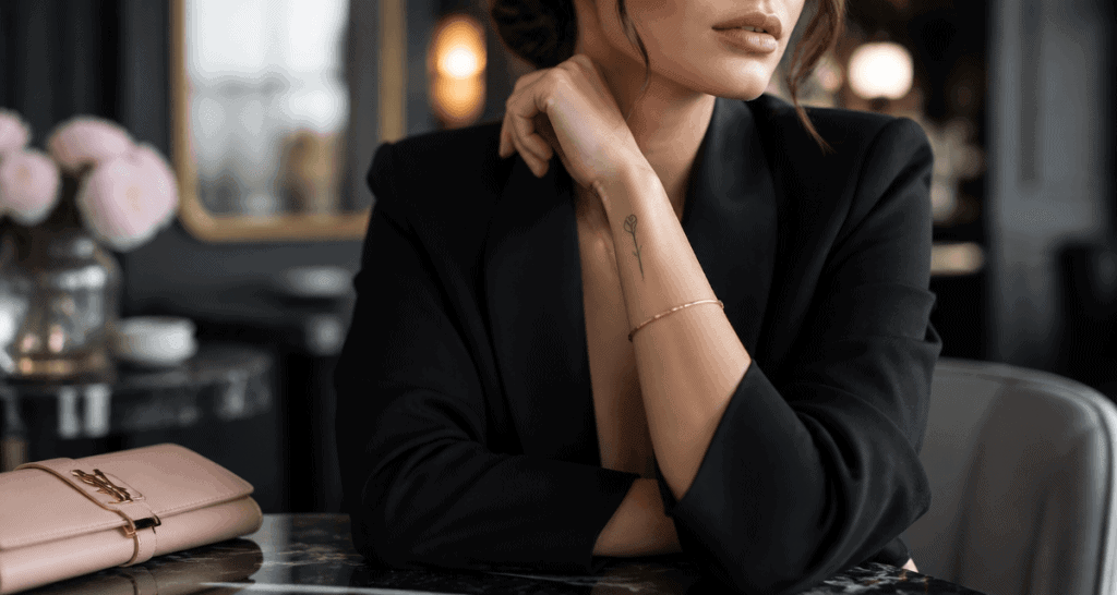 tatouage poignet femme discret fleur fine