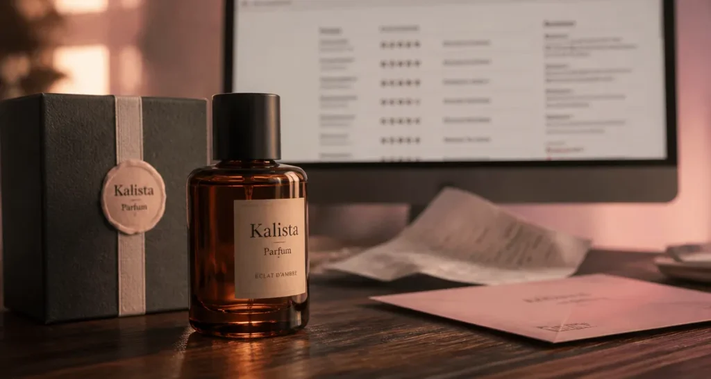 Avis kalista parfum : flacon et coffret cadeau