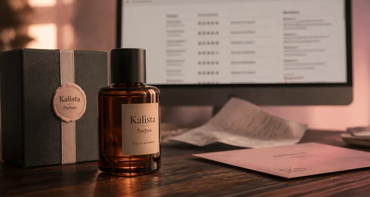 Avis kalista parfum : flacon et coffret cadeau