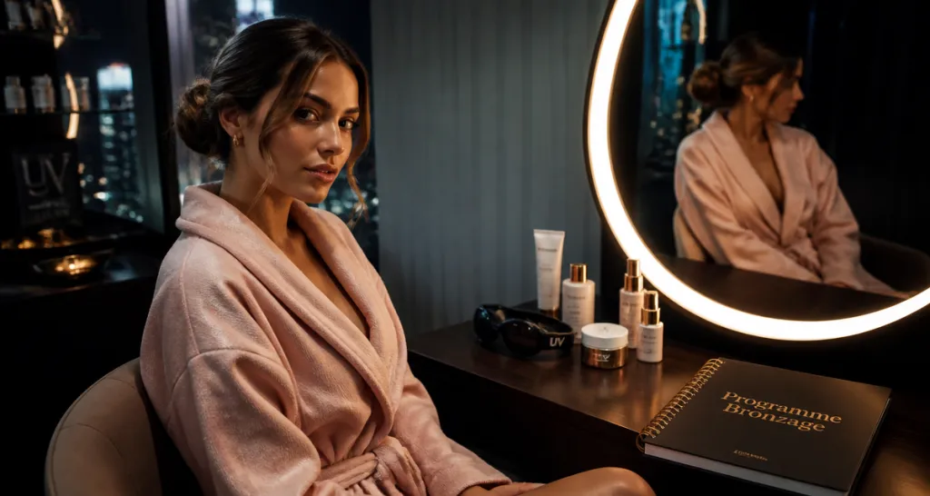 combien de seance uv pour bronzer femme cabine