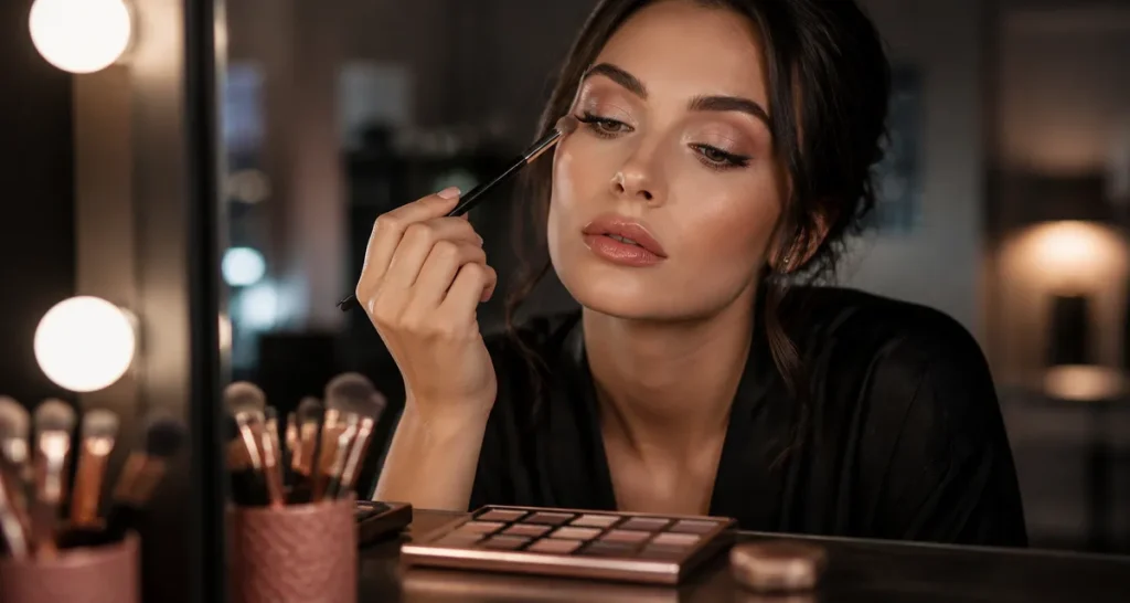 Comment maquiller ses yeux avec fard à paupières nude