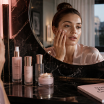 crème de nuit peau grasse femme miroir