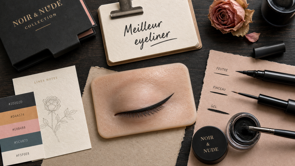 Meilleur eye liner : trait noir net longue tenue 24h