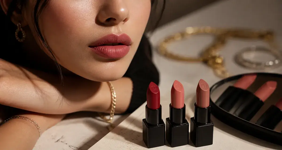 Quelle couleur de rouge à lèvres pour peau claire : rouge cerise, corail, nude.