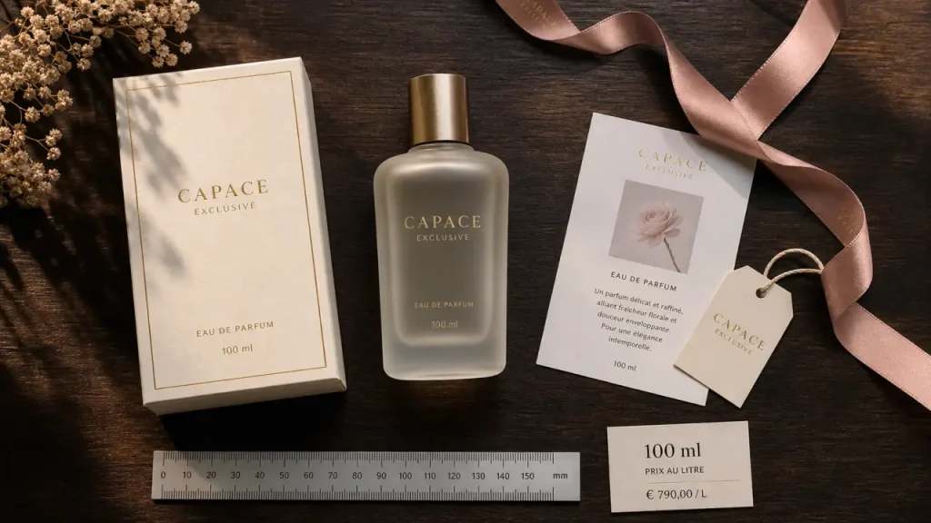Capace parfum : comparaison Exclusive, Cady et Celia, prix au litre