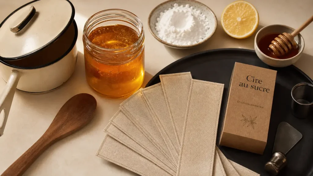 Comment faire de la cire maison : épilation zéro déchet, cire au sucre et bandes réutilisables