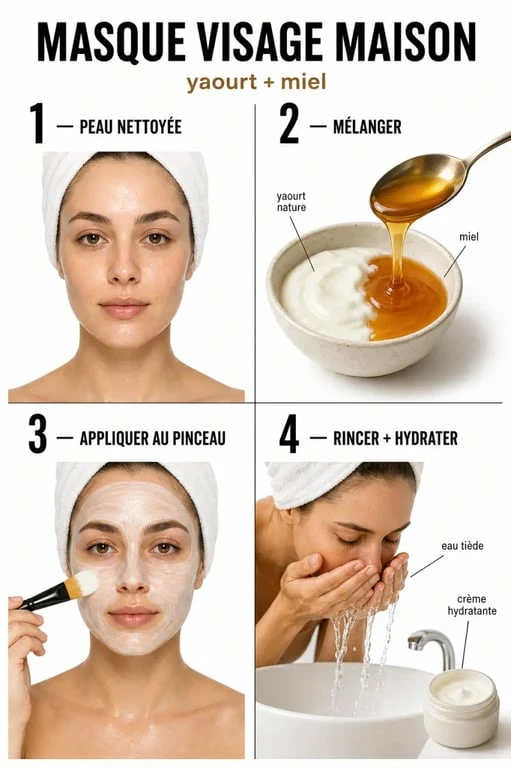 Comment faire un masque visage : étapes simples pour préparer, appliquer et rincer un masque maison