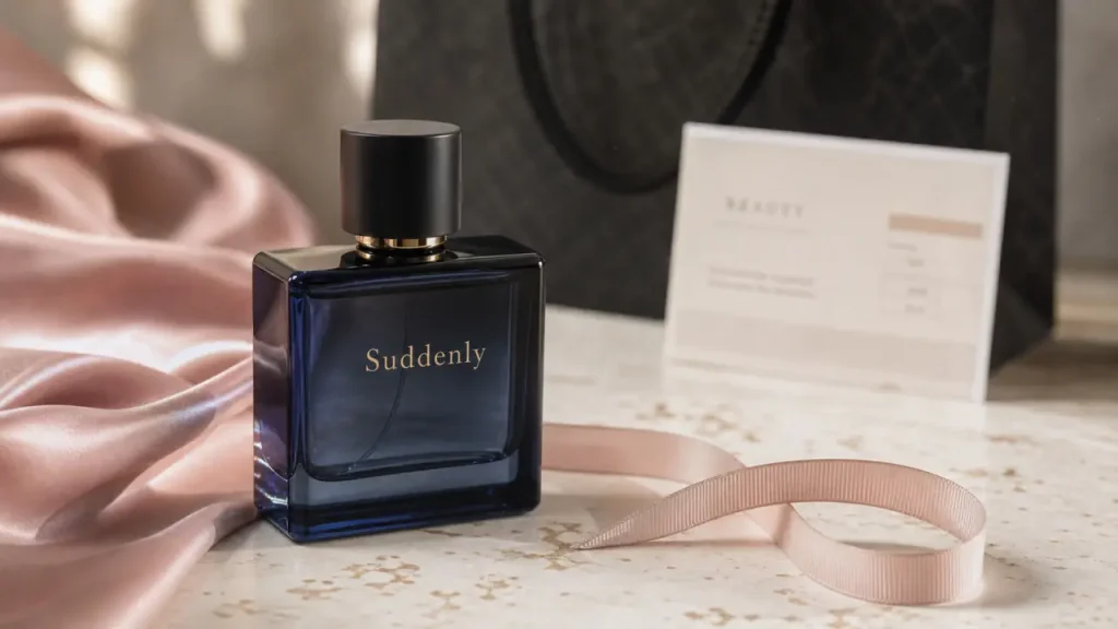 lidl parfum chalou : eau de parfum Suddenly bleu nuit 75 ml 3,74 €
