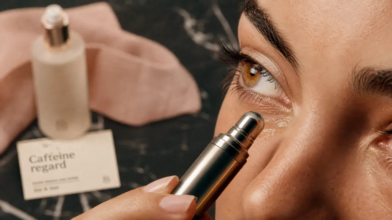 Meilleur contour des yeux caféine avec roll-on froid sous l’orbite pour poches et cernes