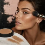 Où mettre le bronzer : application sur tempes et pommettes pour un teint naturel