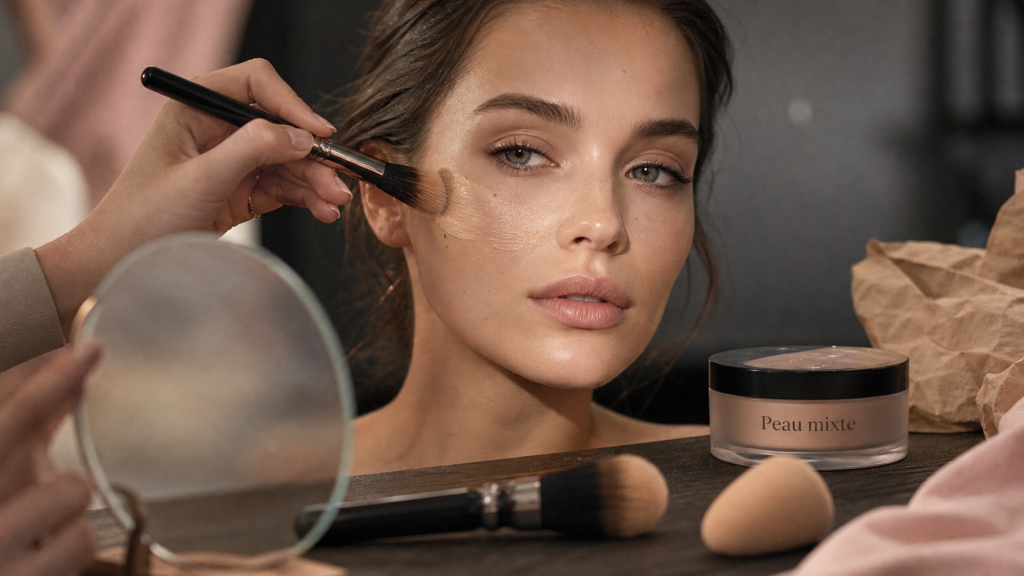 Peau mixte quel fond de teint : fond de teint mat sur zone T, joues naturelles