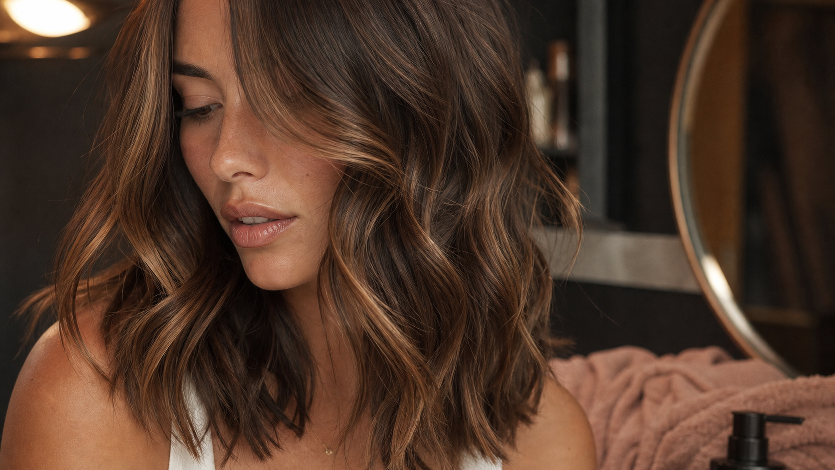 Quelle balayage pour cheveux chatain : mèches miel, caramel et cuivrées