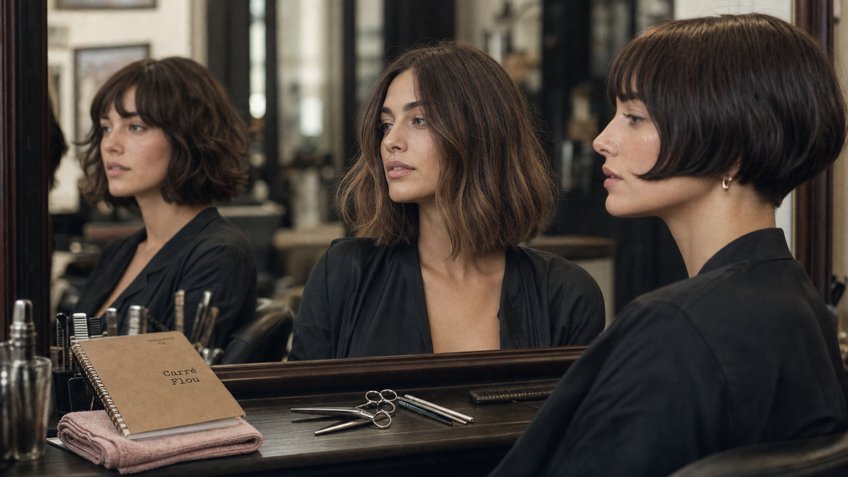 Tendance coupe carré femme : carré flou, lob naturel, carré court