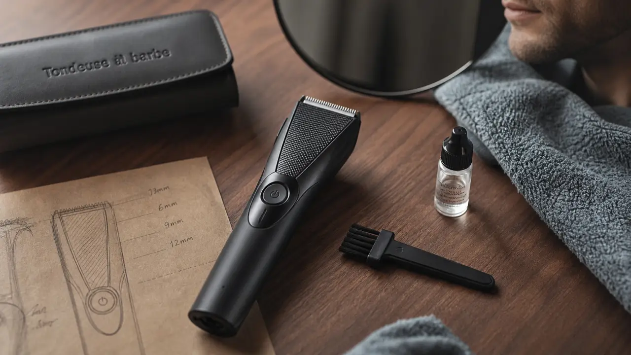 Tondeuse barbe meilleure pour coupe précise, sans irritation