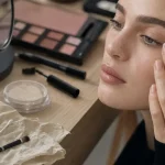 Astuces et beauté : soin contour des yeux maison sur coiffeuse