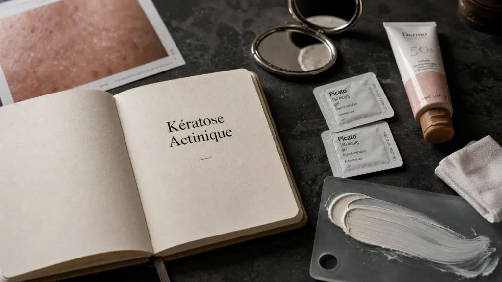 Crème pour kératose visage : diagnostic actinique ou pilaire