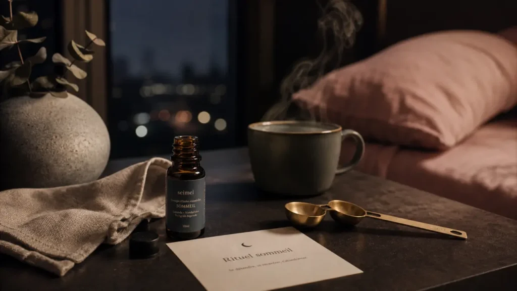 Huile essentielle insomnie : camomille romaine en diffusion pour le sommeil